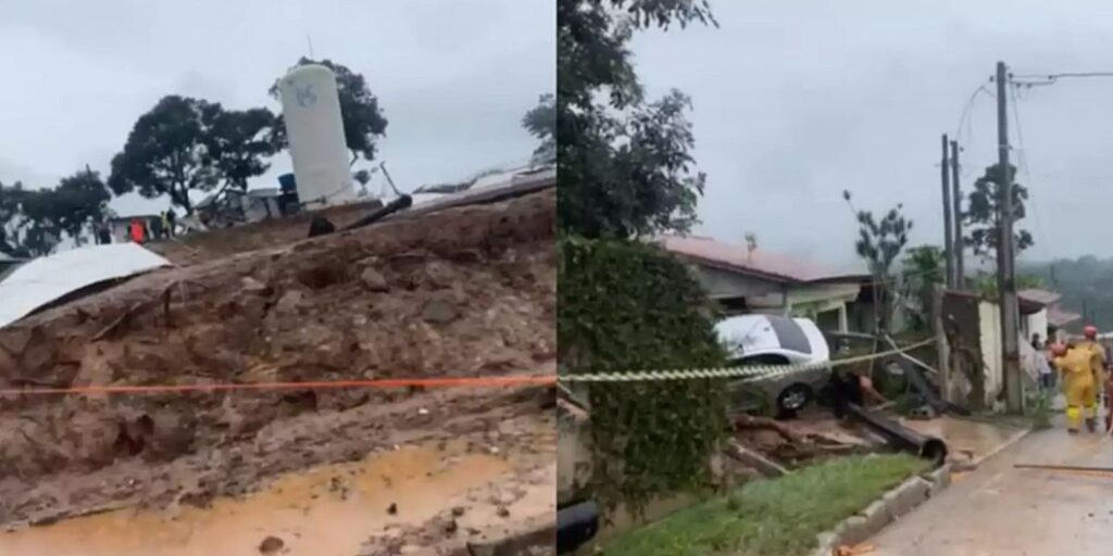 Rompimento de reservatório da Sabesp provoca uma morte em Mairiporã