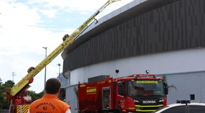Incêndio no Velódromo no Rio é controlado; pista não teve impacto