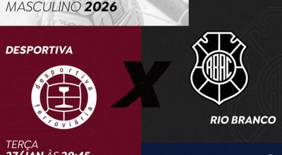 TV Brasil transmite duelo entre Desportiva Ferroviária e Rio Branco ES