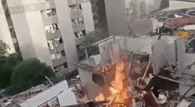 Três pessoas ficam feridas em explosão na zona oeste de SP
