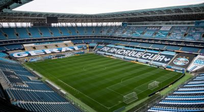 Grêmio faz 3 a 0 no Inter e está com uma mão na taça do Gauchão