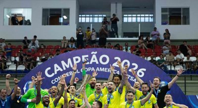 Brasil bate Argentina e conquista 12º título na Copa América de Futsal