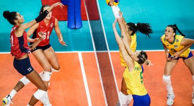 Brasil é superado pelos Estados Unidos por 3 a 0 no vôlei feminino