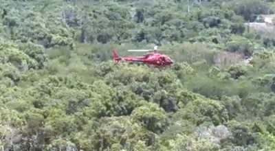 Helicóptero cai na zona oeste do Rio e deixa três pessoas mortas