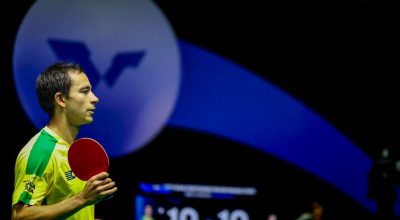 Calderano cai para chinês na semi e leva bronze na Copa do Mundo