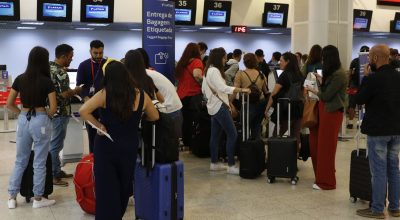 Santos Dumont opera normalmente, após 13 voos cancelados nesta sexta