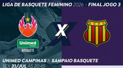 TV Brasil exibe nesta sexta jogo Unimed Campinas X Sampaio Basquete